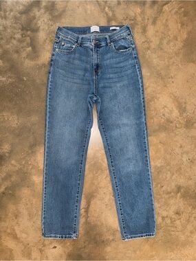 True Craft Girls High Rise Straight Jeans Size 12 Medium Wash Denim